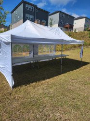 10x20 Popup Tent with windows