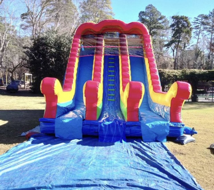 18ft Wet/ Dry Rainbow Slide