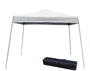 White pop-up canopy tent for outdoor events