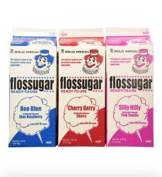 100 Cotton candy sugar/sticks