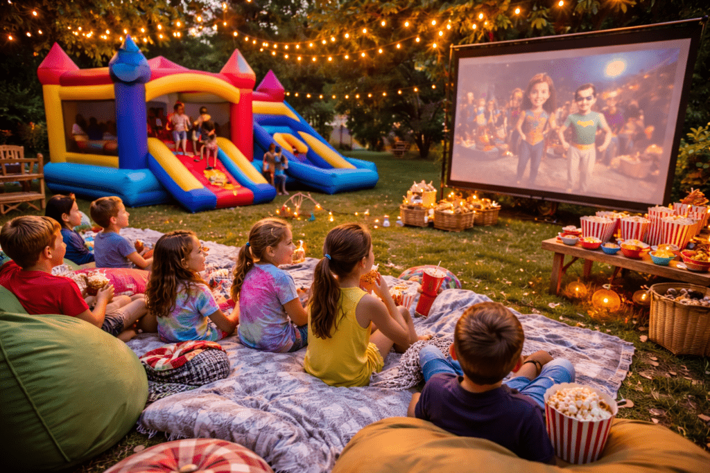 outdoor movie night