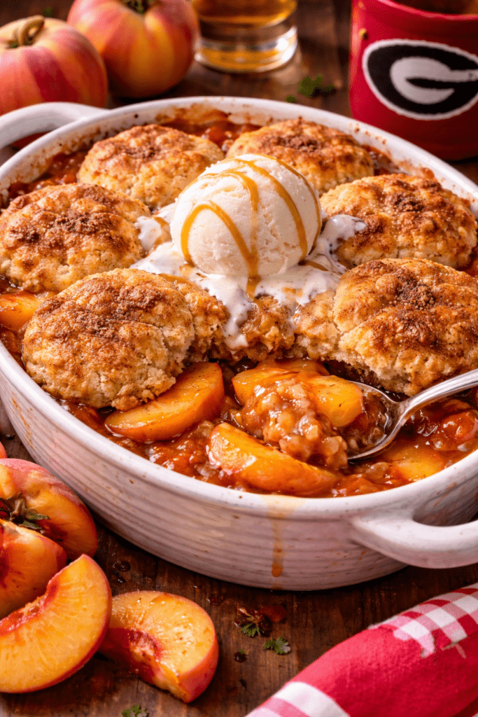 georgia peach cobbler