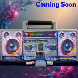 90’s Party Boom Box Bounce House