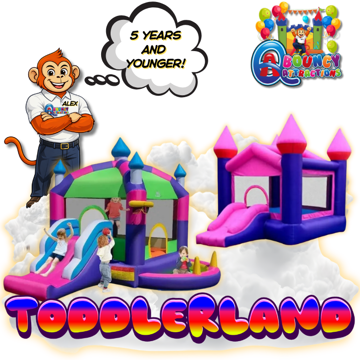Toddler Playland Rental in Atlanta, GA- QABouncyAttractions