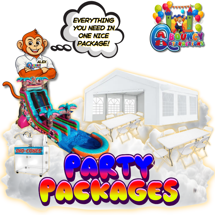 Party Package Rental in Atlanta, GA- QABouncyAttractions
