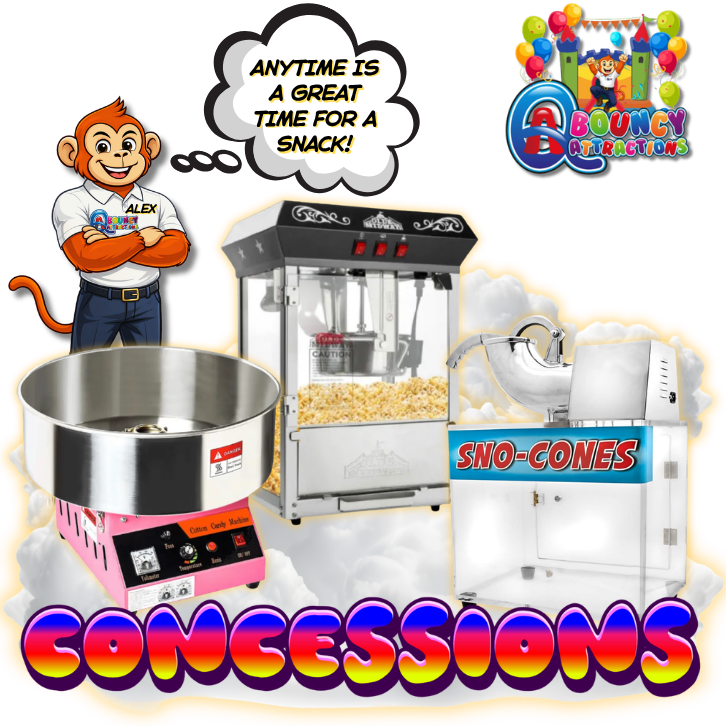 Concession Rental in Atlanta, GA- QABouncyAttractions