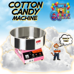 Delicious Cotton Candy Machine rental