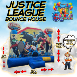 Large Justice League Bouncer