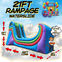 21ft Rampage Slide wet/dry