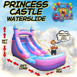 14x21 Princess Castle Waterslide rental
