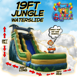 19ft Jungle Waterslide