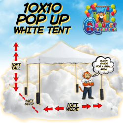 10x10  White Canopy Tent