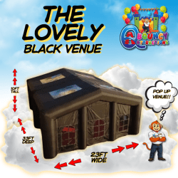 The lovely black venue 