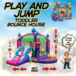 Toddler play and jump