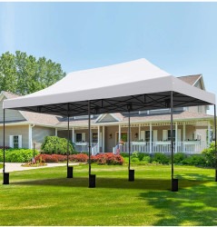 10x20 White pop up canopy